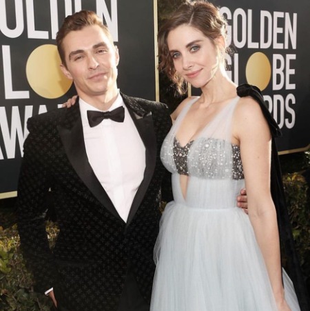 Dave Franco with his lovely wife Alison Brie.